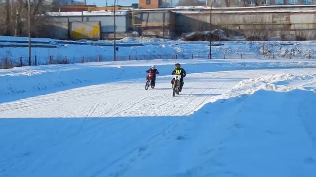 Тренировка, Мотодром, Новосибирск (16.03.2018)... смотреть онлайн