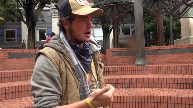 homeless man talks about his experiences at JOEY GIBSON event смотреть онлайн