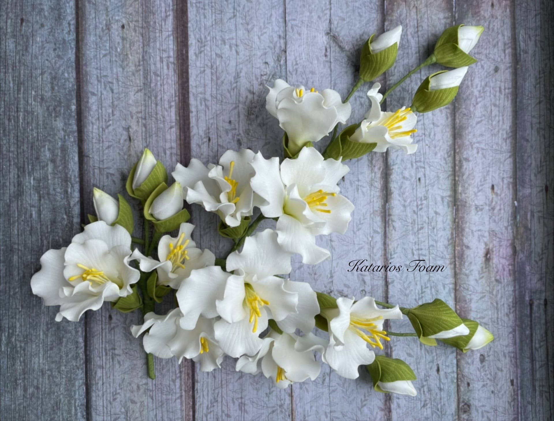 Фрезия из фоамирана/Freesia From Foamiran