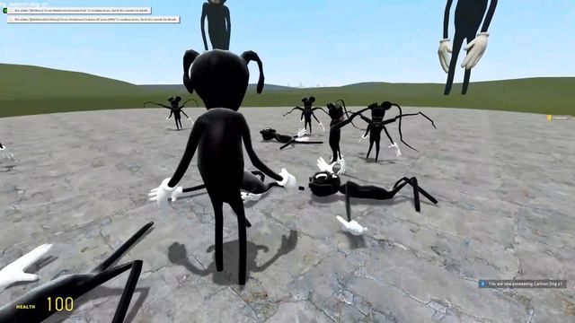 NEW CARTOON MOUSE VS OLD CARTOON DOG (CARTOON RABBIT)!! Garry's Mod [Cartoon Cat Trevor Henderson]