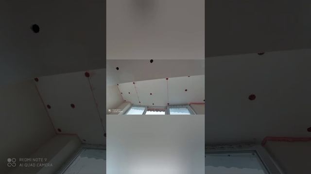 Утепление потолка балкона пенопластом + штукатурка с сеткой смотреть онлайн