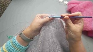 Вязальные хитрости. Оформляю низ джемпера.