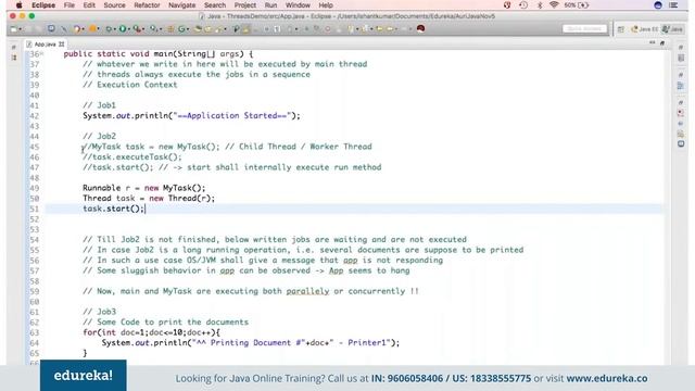 Java Threads Tutorial | Multithreading In Java | Java Training | Edureka Rewind - 4 смотреть онлайн