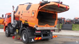 Подметально-вакуумная машина. Дорожный пылесос ВКМ-6500К