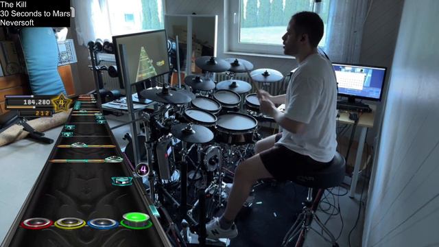 30 Seconds To Mars - The Kill | Clone Hero Pro Drums 99% -5 notes смотреть онлайн