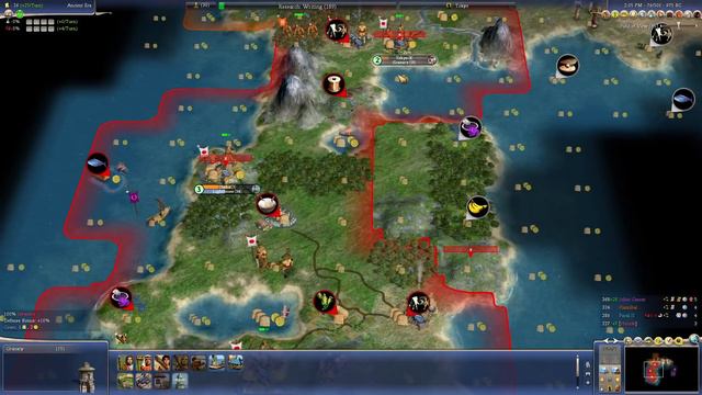 Civ 4 Immortal 48 | Tokugawa | NTT, Aggressive AI | Part 1 (Everyone is Plotting!) смотреть онлайн
