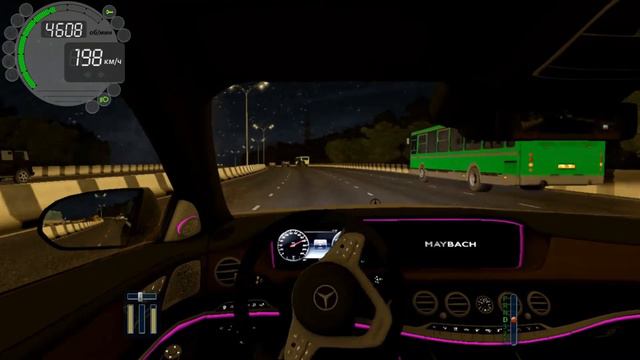 City Car Driving - Mercedes-Benz S600 Maybach | Fast Driving