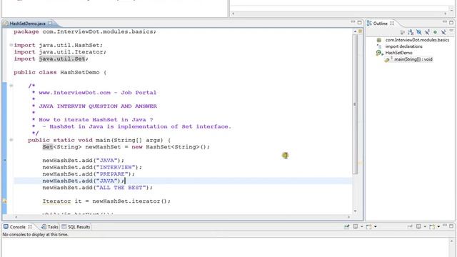 IN JAVA HOW TO ITERATE HASHSET DEMO смотреть онлайн
