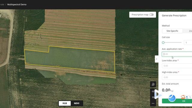 DJI SmartFarm Web - Variable Rate Prescription смотреть онлайн