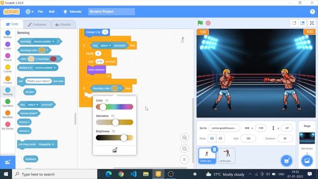Make a Boxing Game in Scratch! смотреть онлайн