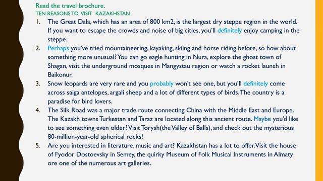 9 Grade Lesson8 Travel And Tourism