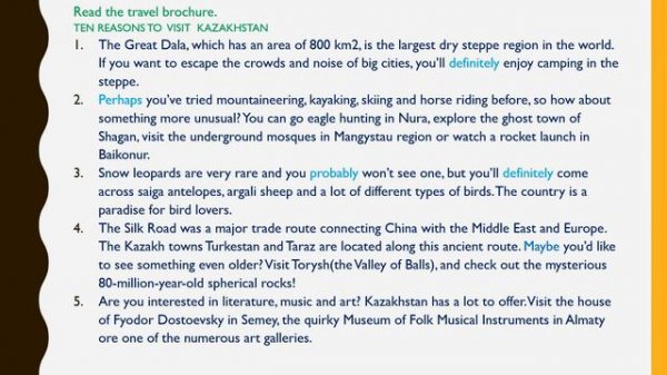 9 grade lesson8 Travel and tourism