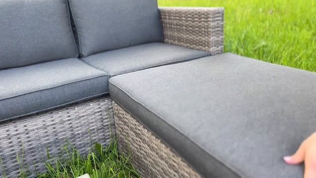 Комплект VICKY из искусственного ротанга в магазине Парк Мебели смотреть онлайн