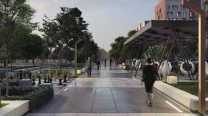 Демонстрация застройки территории в рамках улиц Емельянова-Левитана в г. Калининграде