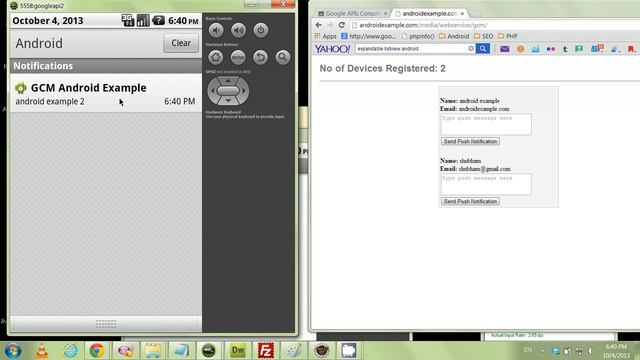 Android Push Notifications using Google Cloud Messaging (GCM), PHP and MySQL - Android Example смотреть онлайн