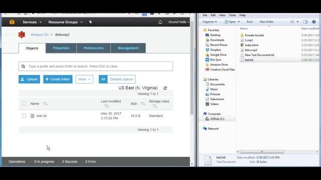 AWS S3 Tutorial: Create S3 Bucket, Versioning, Use permissions and ACL смотреть онлайн