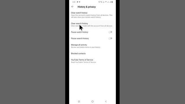 How To Delete Search History On Youtube In Vivo Phone смотреть онлайн