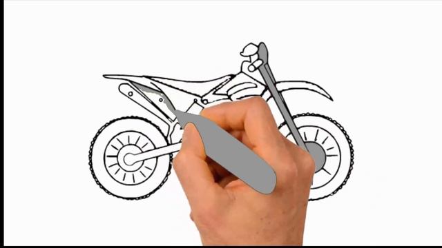 Dirt Bike Drawing - How To Draw A Dirt Bike | #Drawing-Extra