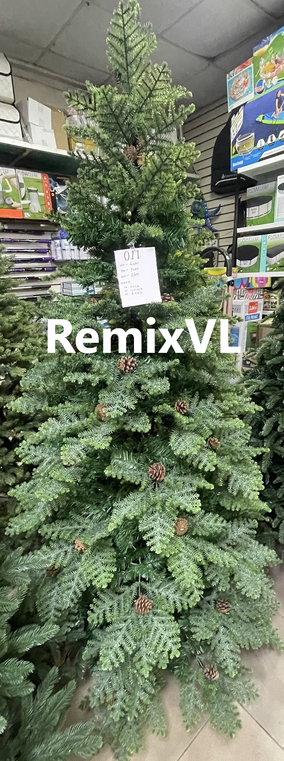 магазин RemixVL: Видео Елка с шишками новогодняя 180 см Силиконовая искусственная №011 смотреть онлайн