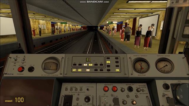 Metrostroi Garry's Mod #17 - 81-717.5M - Budapest metro M3 смотреть онлайн