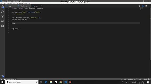How to create image and add text to it using PILLOW (PIL) - python смотреть онлайн