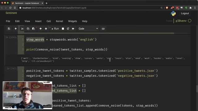 Advent 14 - Worlds Fastest Demo of Sentiment Analysis of Twitter - Python NLTK & Twitter API смотреть онлайн