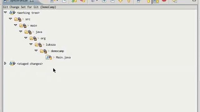 EGit Synchronize View - Drag-n-Drop in Git Change Set model смотреть онлайн