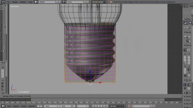 Как в Blender сделать Лампочку | Speed modeling смотреть онлайн