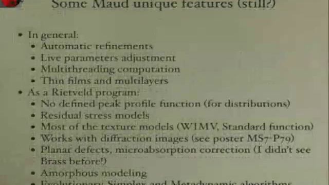 Luca Lutterotti: Introduction to MAUD смотреть онлайн