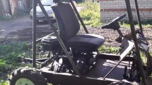 Минитрактор Бортоповоротный. Homemade tractor.