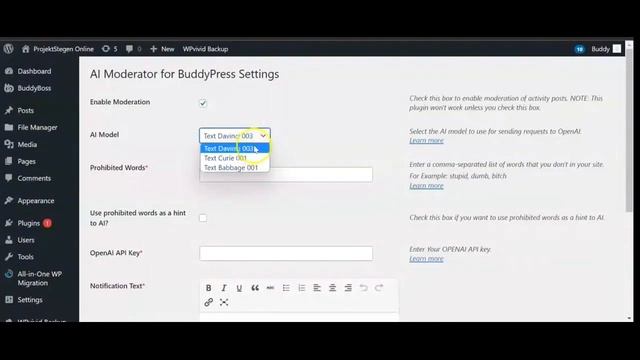 How to auto-moderate your BuddyPress or BuddyBoss feed using AI? смотреть онлайн