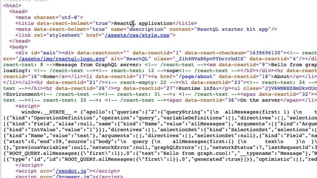 ReactQL - Starter kit for React+GraphQL смотреть онлайн