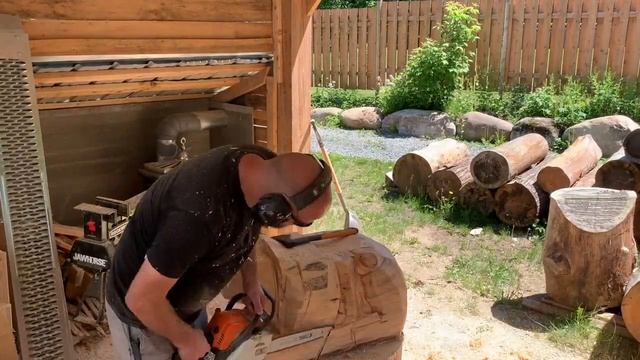 RUFFcut Chainsaw Carvings - Chunky Bear смотреть онлайн