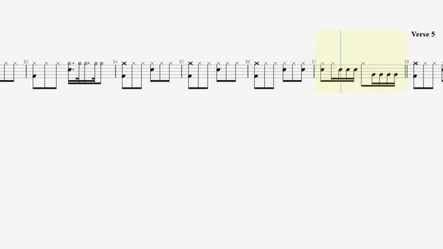 Metallica   Nothing Else Matters DRUM TAB