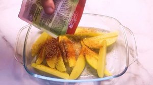 Картофель ПО-ДЕРЕВЕНСКИ в Микроволновой Печи | Картошка по-деревенски за 15 МИНУТ