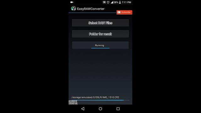 Convert RAW CR2 to JPEG image - Android EasyRAWConverter application. смотреть онлайн