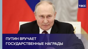 Путин вручает государственные награды