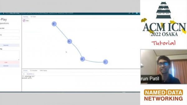 Mini-NDN GUI with NDN-Play (Varun Patil) // NDN Tutorial @ ACM ICN 2022