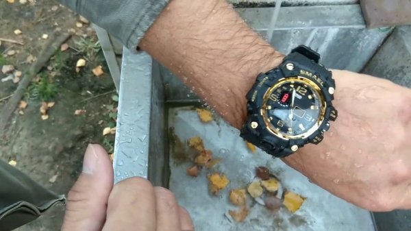 Smael 1545 настройка и тест на водонепроницаемость / Smael 1545 setup and test for water resistance