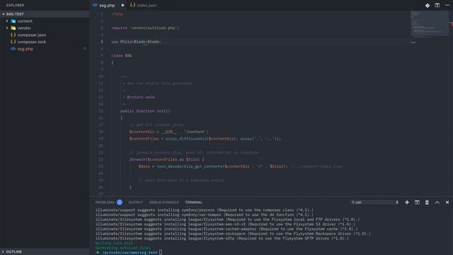 Building a static site generator in 100 lines of PHP смотреть онлайн