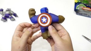 СУПЕР ГЕРОИ Гуджитсу! Халк Капитан Америка и Пёс