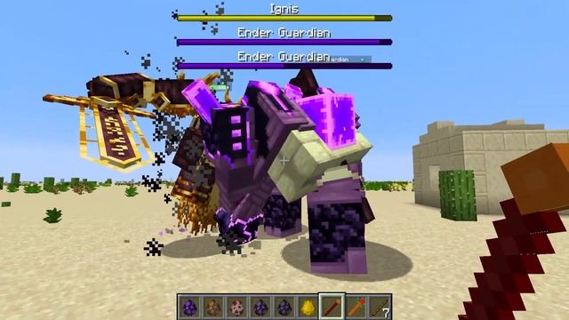 Ignis Boss VS Cataclysm Mod in Minecraft смотреть онлайн