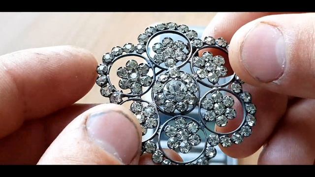 обзор брошки снежинка Харьковского ювелирного завода смотреть онлайн
