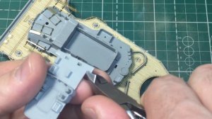 Сборка корабля "Бисмарк" в масштабе 1/350. Часть 4-я. Assembly the Bismarck ship in 1:350 scale.