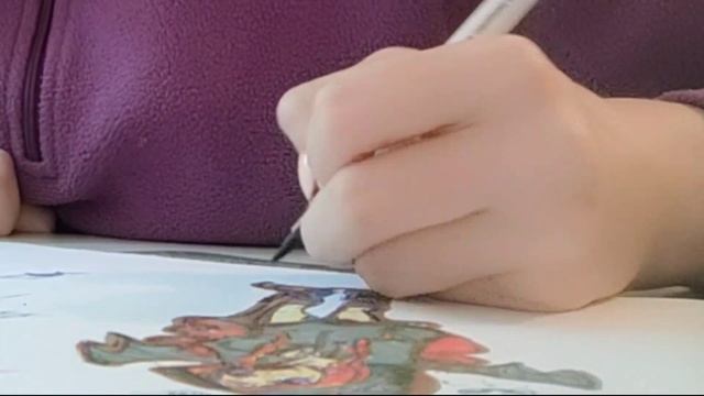 рисунок старыми маркерами? смотреть онлайн