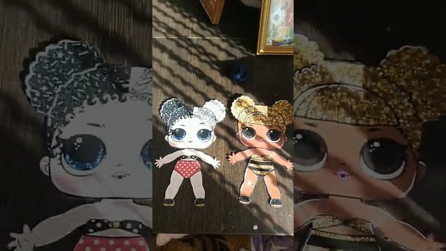 куклы L.O.L(бумажные) смотреть онлайн