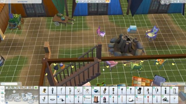 Глэмпинг / Отдых в палатках, с розетками и душем / Speed Build Sims 4 /NO CC / Little Campers Kit смотреть онлайн