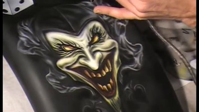 Uptown Dog Design airbrush Drag bike fender смотреть онлайн
