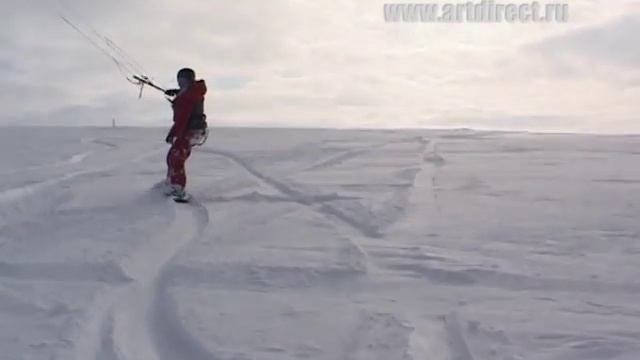 Сноукайтинг Урок 11 Движение вниз по ветру смотреть онлайн