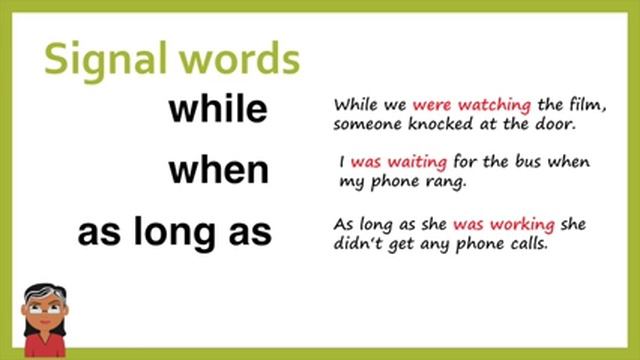 English Tenses: Using the Past progressive (continuous) смотреть онлайн